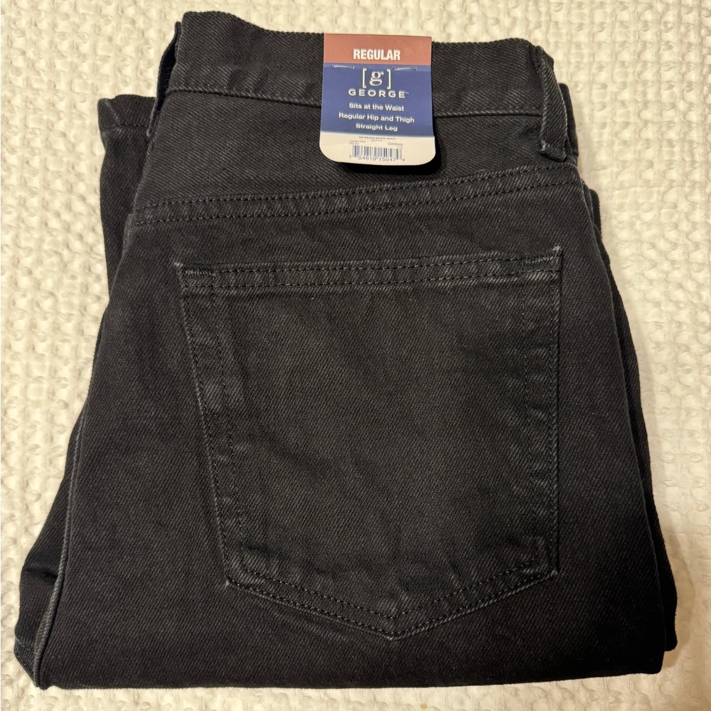 NWT George Men’s black jeans 32x32